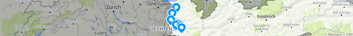 Kartenansicht für Apotheken-Notdienste in der Nähe von Sankt Gerold (Bludenz, Vorarlberg)